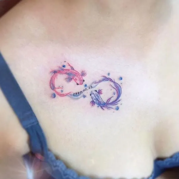 Koi Fish Pisces Tattoo: Capturing the Spirit of the Eternal Wanderer